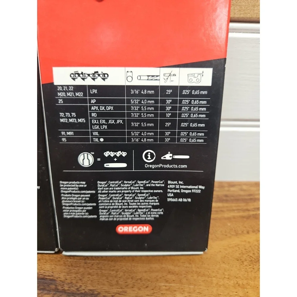 2 Oregon 91VXL045G VersaCut 3/8